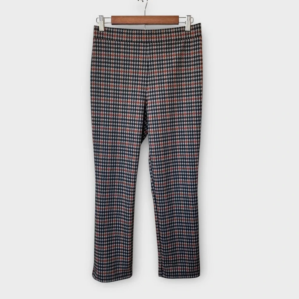 Sanctuary x Anthropologie Carnaby Kick Houndstooth Cropped Pants size M - Picture 2 of 7